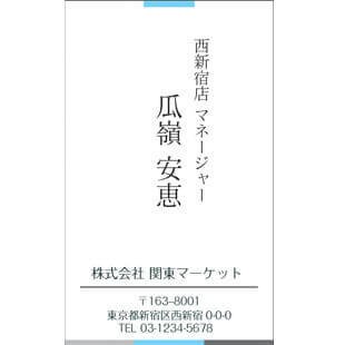 スーパー名刺 タテ型2