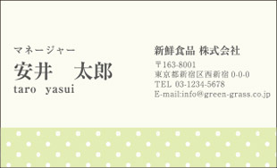 スーパー名刺 ヨコ型20